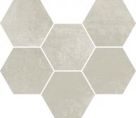 Плитка Coliseumgres Expo White Mosaico Hexagon